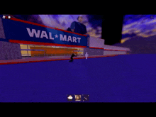 a computer generated image of a walmart store