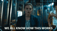 We All Know How This Works Rachel GIF - We All Know How This Works Rachel Escape Room GIFs