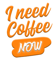 Coffee Now Sticker