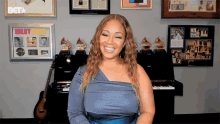 Laughing Erica Campbell GIF - Laughing Erica Campbell Sunday Best GIFs