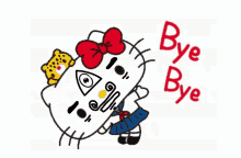 Hello Kitty Bye Bye GIF - Hello Kitty Bye Bye Chao GIFs