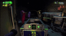 a screenshot of a video game with the number 90 on the screen