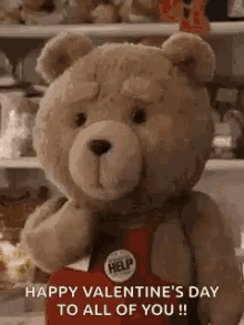 Ted Kisses GIF - Ted Kisses Happy Valentines Day GIFs