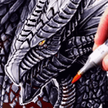 andy doan art marker dragon graphics
