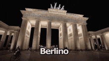 Berlino Germania Porta Di Brandeburgo Città Vista Panoramica GIF - Berlin Germany Brandenburg Gate GIFs