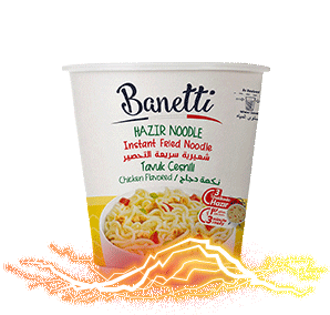 Banetti Noodle Sticker - Banetti Noodle Cup Noodle Stickers