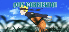 Naruto Va Corriendo GIF - Naruto Veloz Correr GIFs