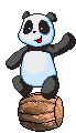 Panda Barrel Sticker - Panda Barrel Stickers