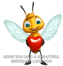 Heart Bee GIF