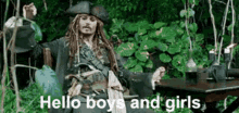 Jack Sparrow Pirates Of The Caribbean GIF - Jack Sparrow Pirates Of The Caribbean Hello GIFs