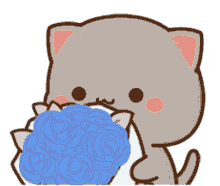 mochi blue roses