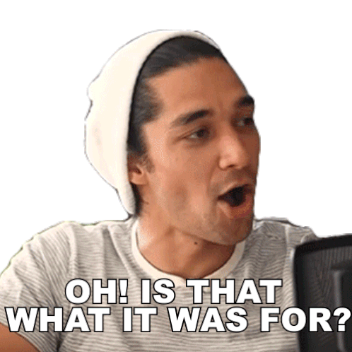 Oh Is That What It Was For Wil Dasovich Sticker - Oh Is That What It Was For Wil Dasovich Wil Dasovich Superhuman Stickers