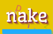 a yellow background with the word hake written on it