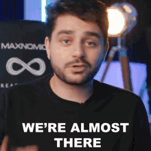 Were Almost There Ignace Aleya GIF - Were Almost There Ignace Aleya We Are Nearly There GIFs