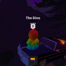 Rainbow Rainbow Dino GIF - Rainbow Rainbow Dino The Dino GIFs