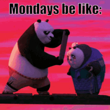 Mondays Be Like Kung Fu Panda GIF - Mondays Be Like Kung Fu Panda Kick GIFs