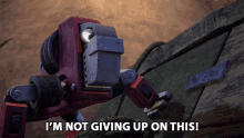 Im Not Giving Up On This Waldo GIF - Im Not Giving Up On This Waldo Dinotrux GIFs