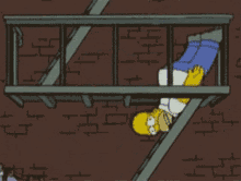 Homer Simpson GIF - Homer Simpson Falling GIFs