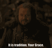 Lyonel Strong It Is Tradition GIF - Lyonel Strong It Is Tradition House Of The Dragon GIFs