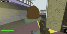 a screenshot of a video game shows a woman holding a gun and the time is 02:50
