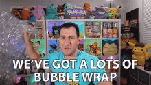 We Got A Lots Of Bubble Wrap Excited GIF - We Got A Lots Of Bubble Wrap Bubble Wrap Excited GIFs