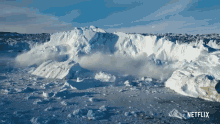 Glacier David Attenborough GIF - Glacier David Attenborough A Life On Our Planet GIFs