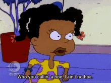 Who You Calling Hoe Rugrats GIF - Who You Calling Hoe Rugrats Angry GIFs