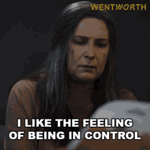 I Like The Feeling Of Being In Control Joan Ferguson GIF - I Like The Feeling Of Being In Control Joan Ferguson Wentworth GIFs