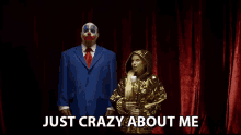 Clown Just Crazy About Me GIF - Clown Just Crazy About Me Love GIFs