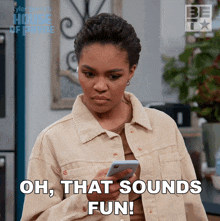Oh That Sounds Fun Jazmine Payne GIF - Oh That Sounds Fun Jazmine Payne House Of Payne GIFs
