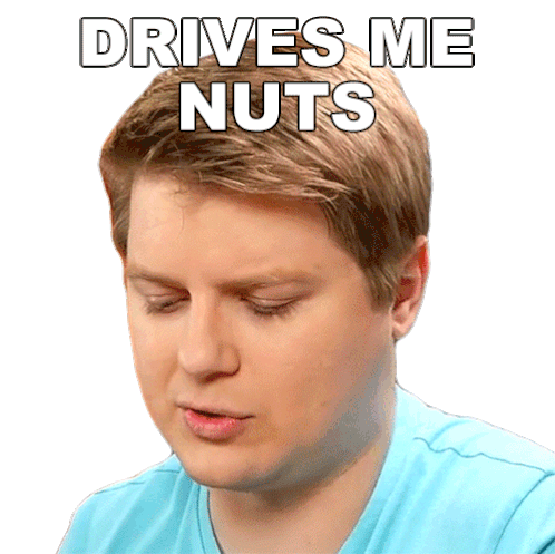 Drives Me Nuts Chadtronic Sticker - Drives Me Nuts Chadtronic Ugh Stickers