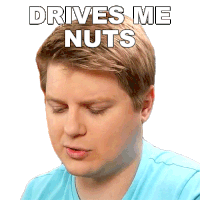 Drives Me Nuts Chadtronic Sticker - Drives Me Nuts Chadtronic Ugh Stickers