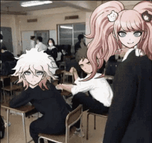 danganronpa silly school anime prank