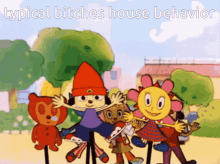 Bitches House Parappa GIF - Bitches House Parappa Parappa The Rapper GIFs