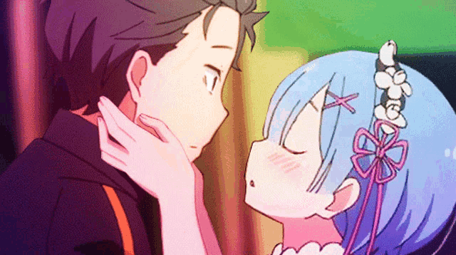 Anime Sweet Kiss GIFs Tenor