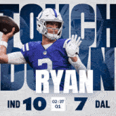 a poster of a football player that says " tough ryan "
