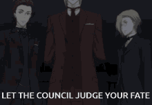 moriarty the patriot council anime the boys let the council judge your fate