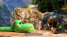 The Good Dinosaur Get Over Here GIF - The Good Dinosaur Get Over Here Arlo GIFs