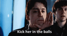 You’ll Never Have To Worry About Getting Kicked In The Nuts. GIF - Kick Her In The Balls Funny Fight GIFs
