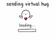 Virtual Hug Sending GIF