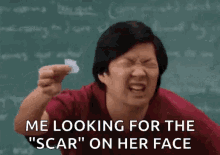 Ken Jeong Squinting GIF - Ken Jeong Squinting Looking For Scar GIFs