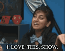 I Love This Show Revati Dhomse GIF - I Love This Show Revati Dhomse Tempting Fate GIFs