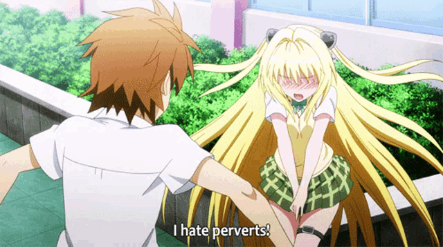 To Love-Ru Darkness - Yami-san is petrified on Make a GIF