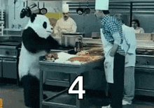 Panda Kitchen GIF - Panda Kitchen Flour GIFs