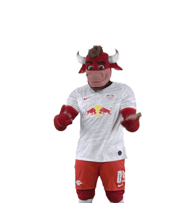Sticker Red bull mascot