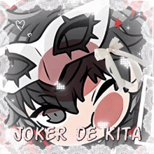 a drawing of a person with the name joker on it