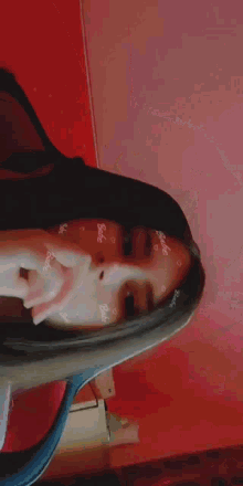 a close up of a girl 's face with hearts on it and the word barbie on her forehead .