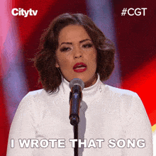 I Wrote That Song Beatrice Love GIF - I Wrote That Song Beatrice Love Canada'S Got Talent GIFs