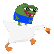 Pepehonk Goose Sticker - Pepehonk Goose Pepe Stickers