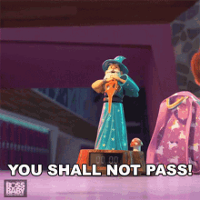 You Shall Not Pass Wizzie GIF - You Shall Not Pass Wizzie The Boss Baby Family Business GIFs